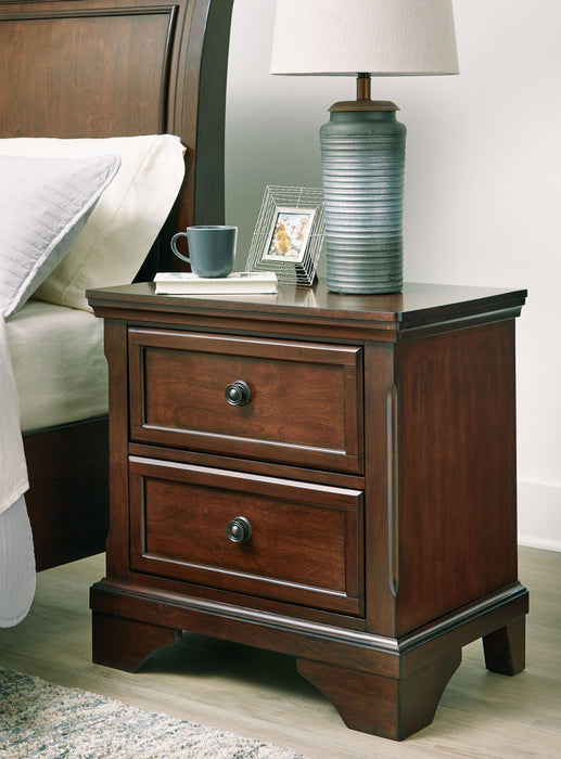 Trellington - Brown - Two Drawer Night Stand