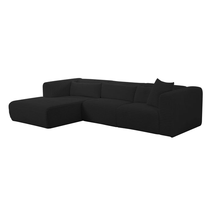 Tarra - Fluffy Oversized Corduroy Modular Sectional