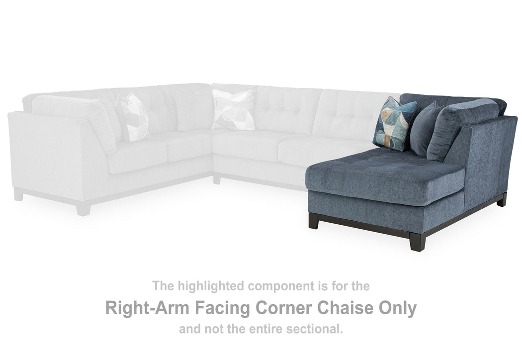 Maxon Place - Navy - Raf Corner Chaise