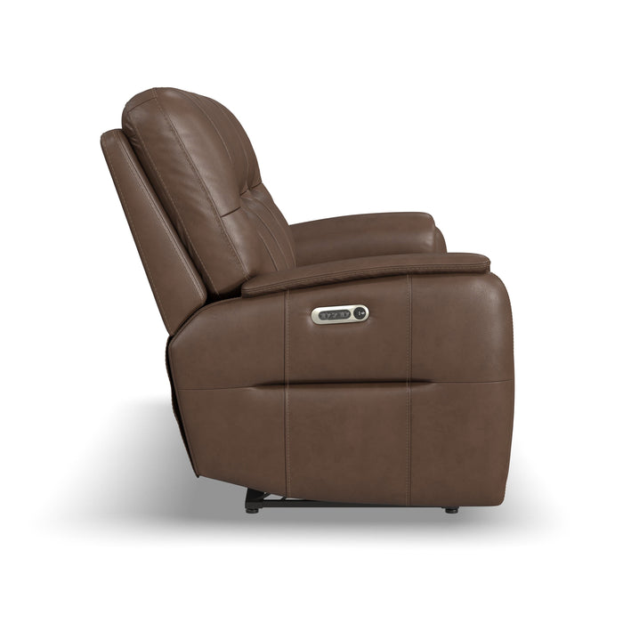Wilson - Power Reclining Sofa With Power Headrests - Dark Brown