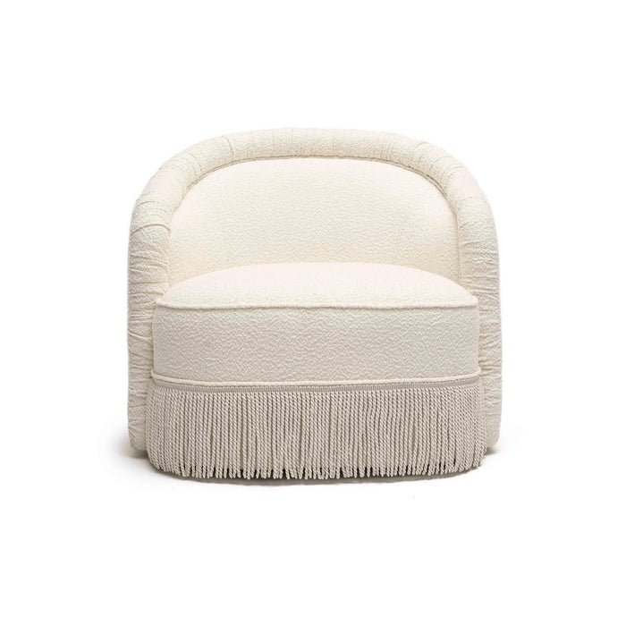 Pamela - Boucle Tassel Lounge Chair