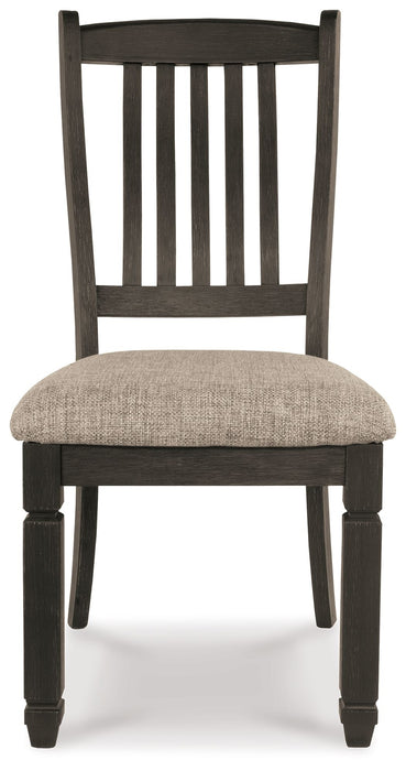 Tyler Creek - Black/Grayish Brown - Dining UPH Side Chair