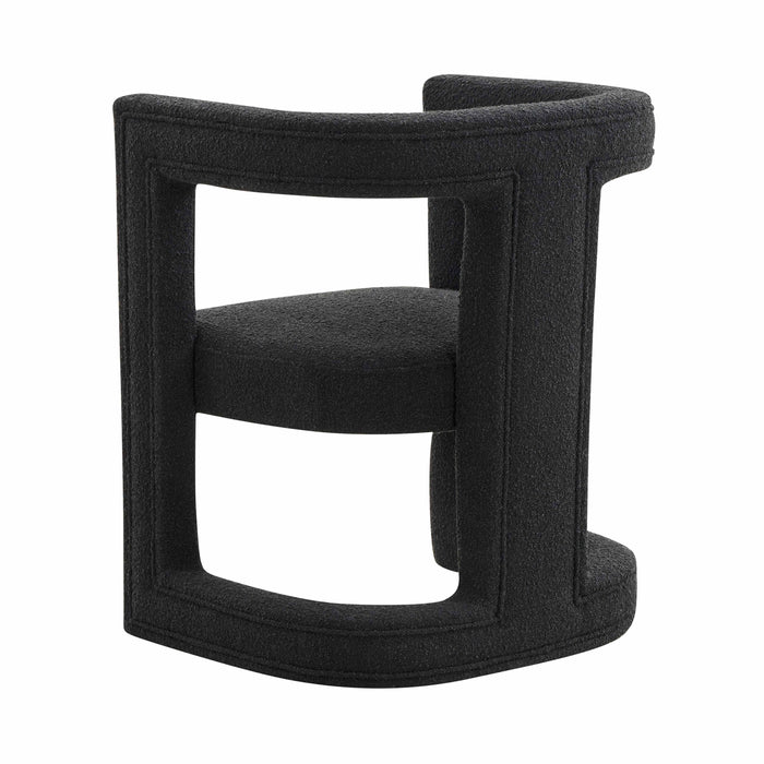 Ada - Boucle Chair - Black