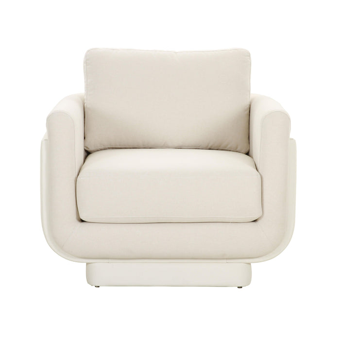 Rhonnie - Monotone Armchair - Cream