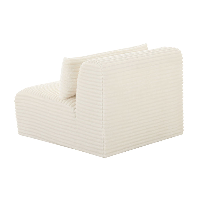 Tarra - Fluffy Oversized Corduroy Modular Armless Chair