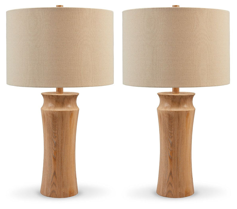 Orensboro - Brown - Poly Table Lamp (Set of 2)