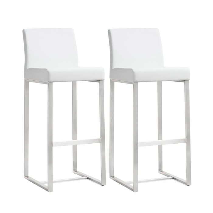 Denmark - Stainless Steel Barstool (Set of 2)