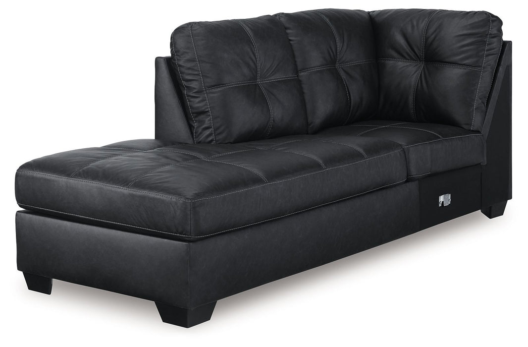 Barlin Mills - Carbon - Laf Corner Chaise