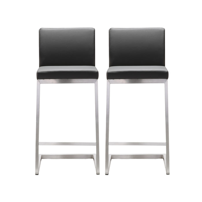 Parma - Stainless Steel Counter Stool (Set of 2)