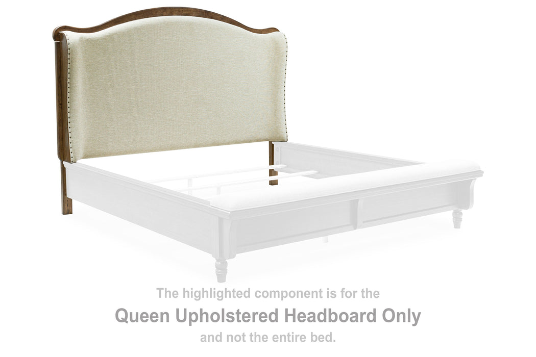 Sturlayne - Brown - Queen Upholstered Headboard