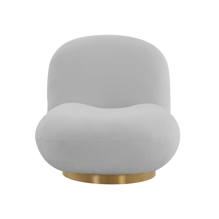 Emily - Velvet Swivel Chair