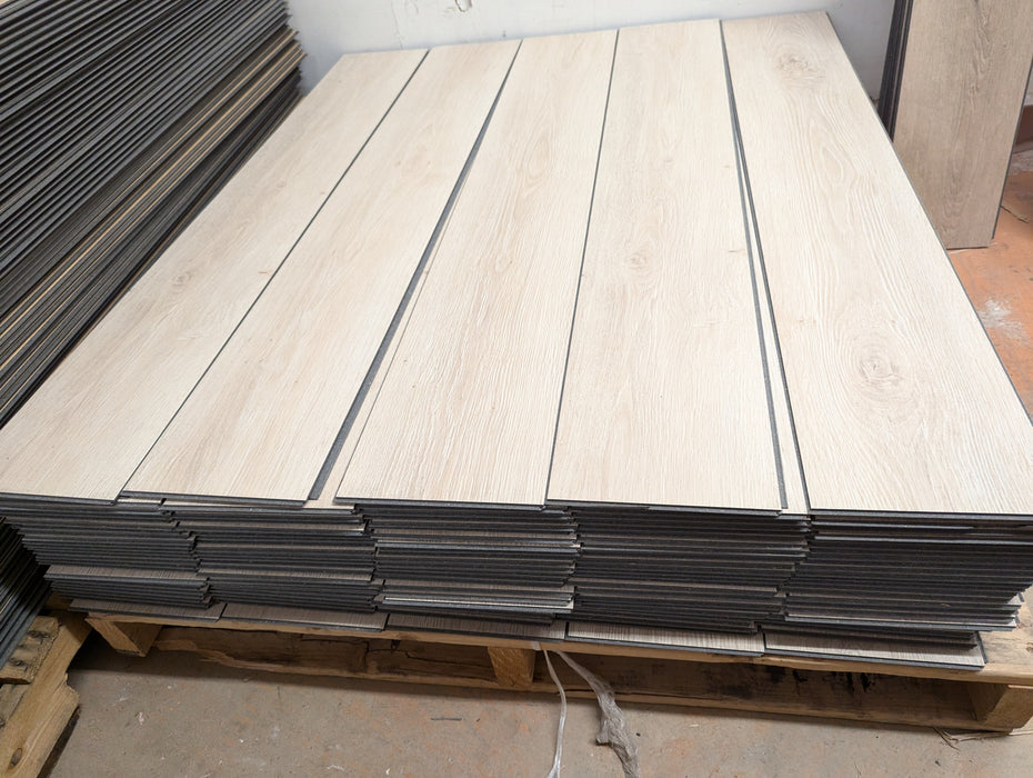 Clearance - Laminate Floor Planks - Stirred Coconut