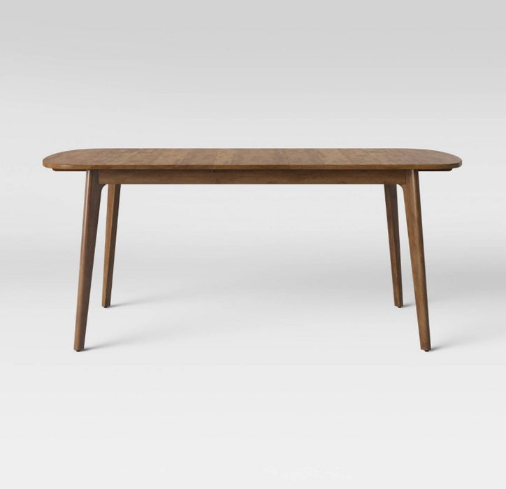 Astrid Mid-Century Drop Leaf Dining Table Brown