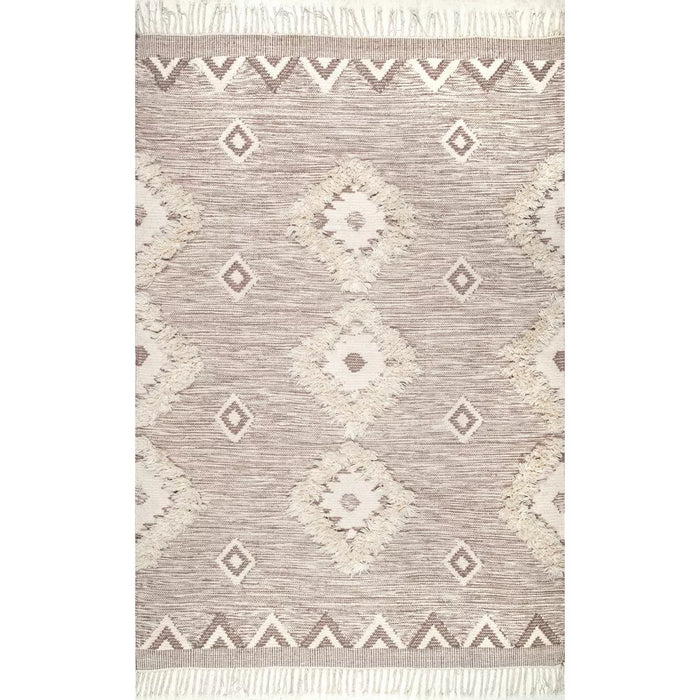 nuLOOM Savannah Moroccan Tasseled Wool Area Rug