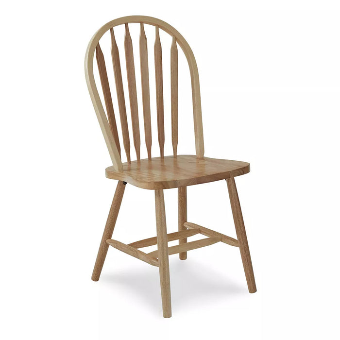 Windsor Arrowback Armless Chair Natural