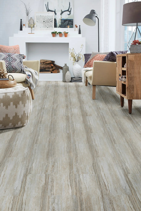 Mannington - Adura Flex - Cascade - Harbor Beige - Vinyl Floor Tiles (Rectangle)