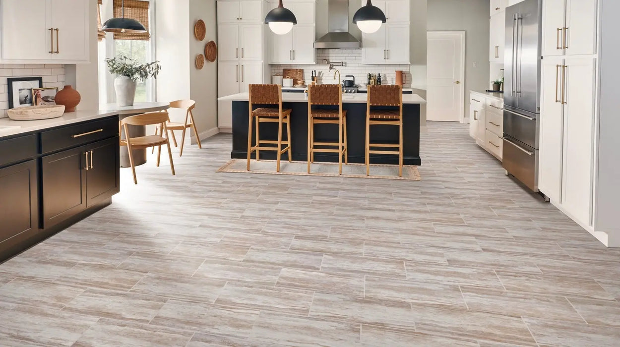 Mannington - Adura Flex - Cascade - Harbor Beige - Vinyl Floor Tiles (Rectangle)