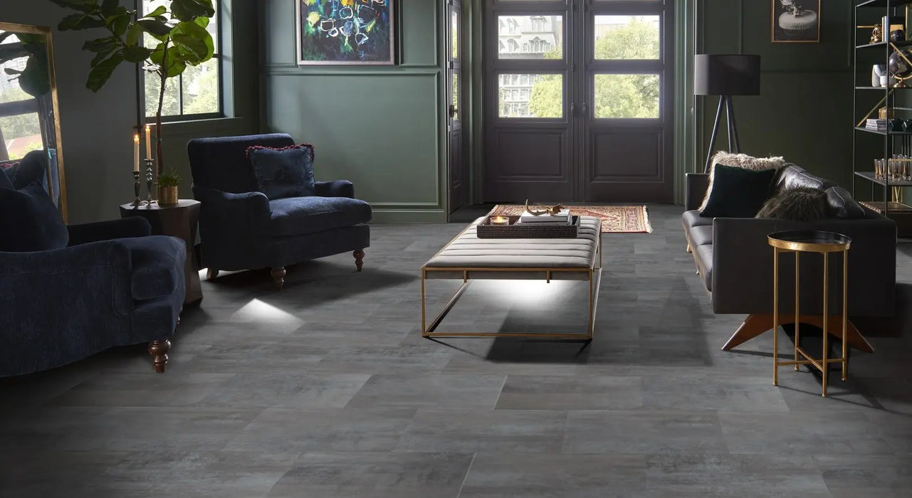 Mannington - Adura Flex - Graffiti - Skyline - Vinyl Floor Tiles (Rectangle)