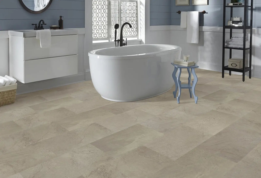 Mannington - Adura Flex - Meridian - Fossil - Vinyl Floor Tiles (Rectangle)