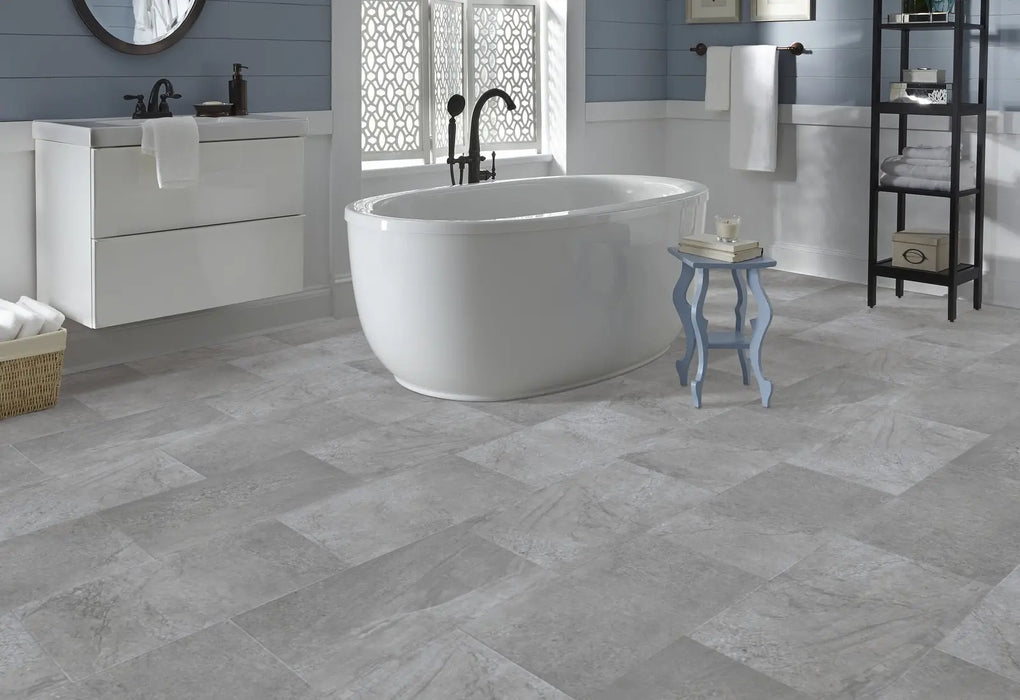 Mannington - Adura Flex - Meridian - Steel - Vinyl Floor Tiles (Rectangle)