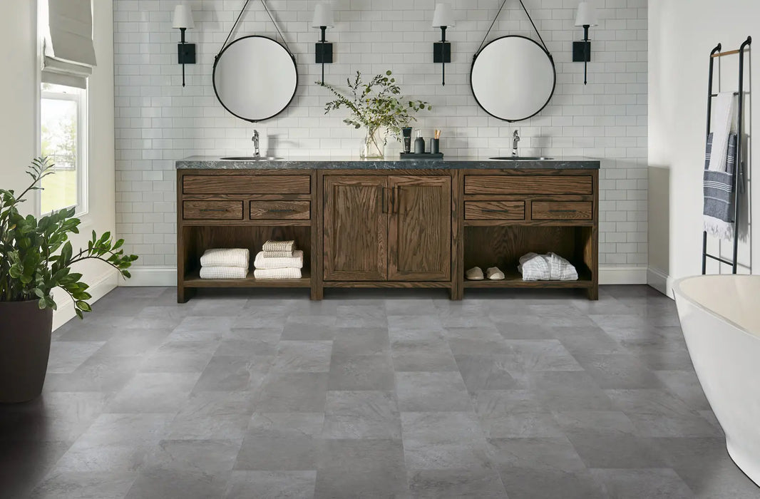 Mannington - Adura Flex - Meridian - Steel - Vinyl Floor Tiles (Rectangle)