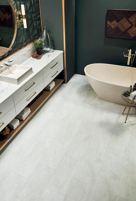 Mannington - Adura Flex - Vienna - Alabaster - Vinyl Floor Tiles (Rectangle)