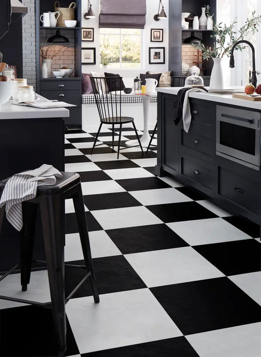 Mannington - Adura Flex - Villa - Coal - Vinyl Floor Tiles (Square)