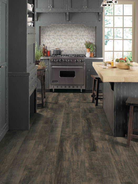 Mohawk - SolidTech Essentials - Discovery Ridge - Baywood Brown - Vinyl Floor Planks