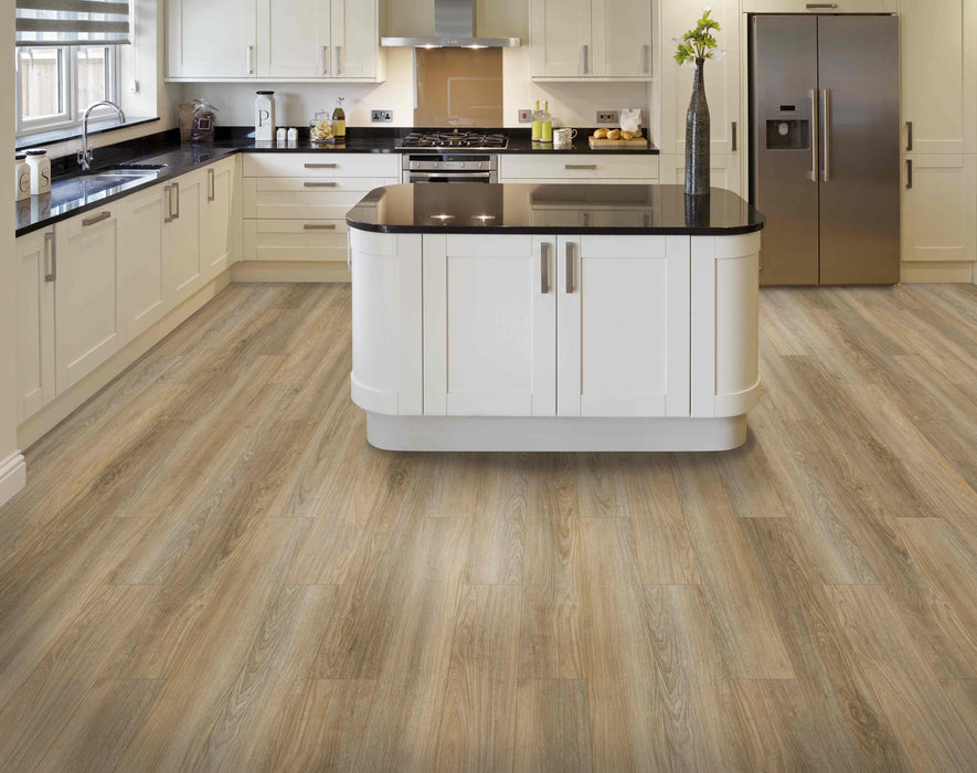 Mohawk - SolidTech Essentials - Discovery Ridge - Brushed Beige - Vinyl Floor Planks