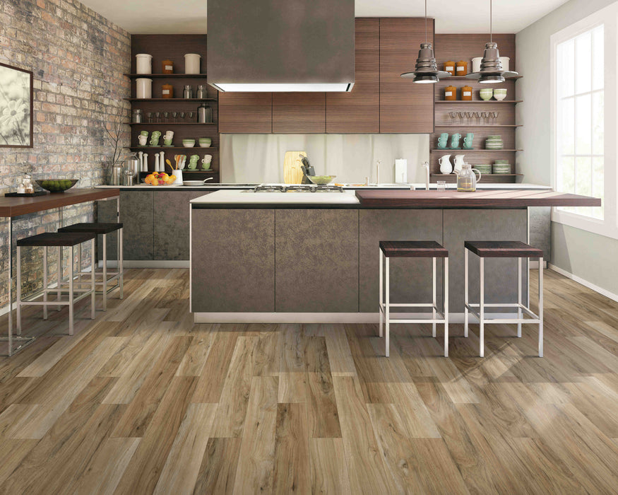 Mohawk - SolidTech Select - Founder's Trace - Amber Shade - Vinyl Floor Planks