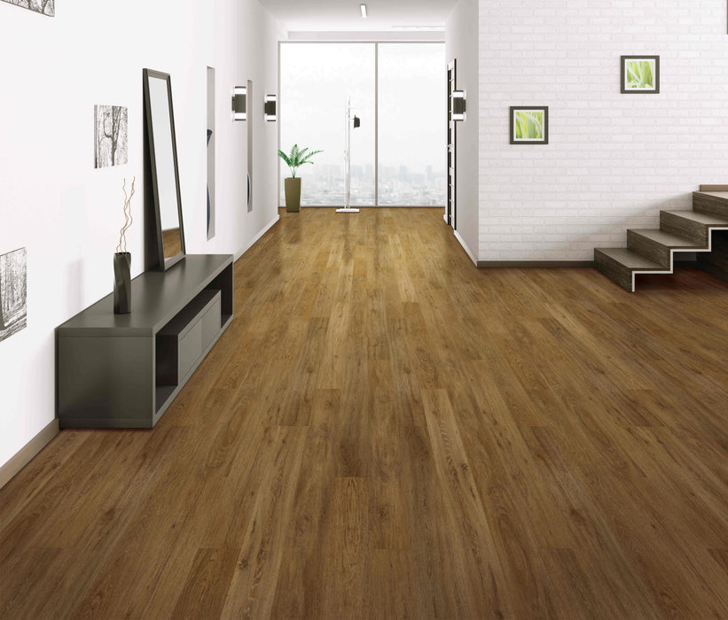 Mohawk - SolidTech Select - Founder's Trace - Pecan - Vinyl Floor Planks