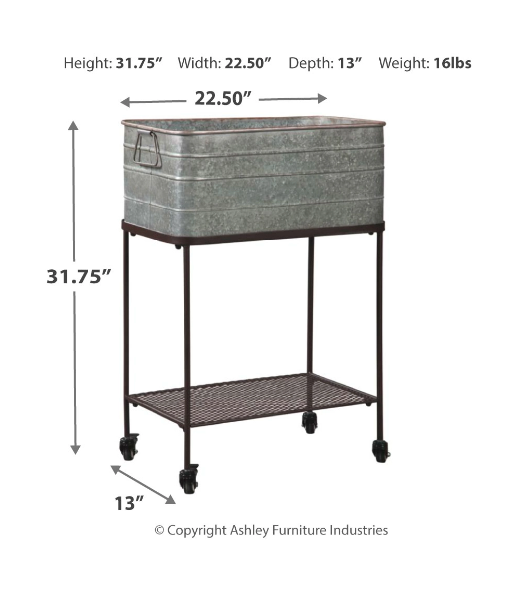 Vossman Beverage Cart