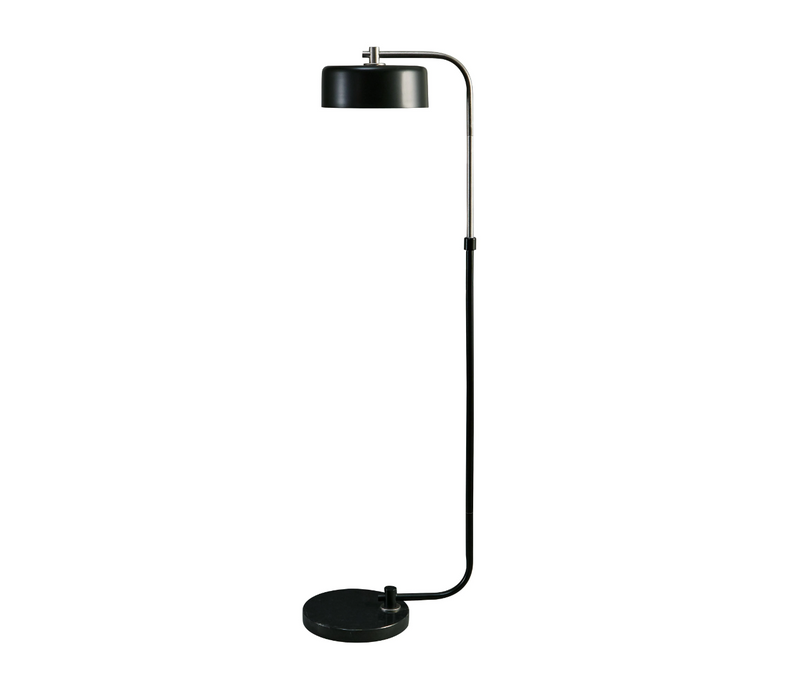 Eliridge - Black/Silver - Metal Floor Lamp