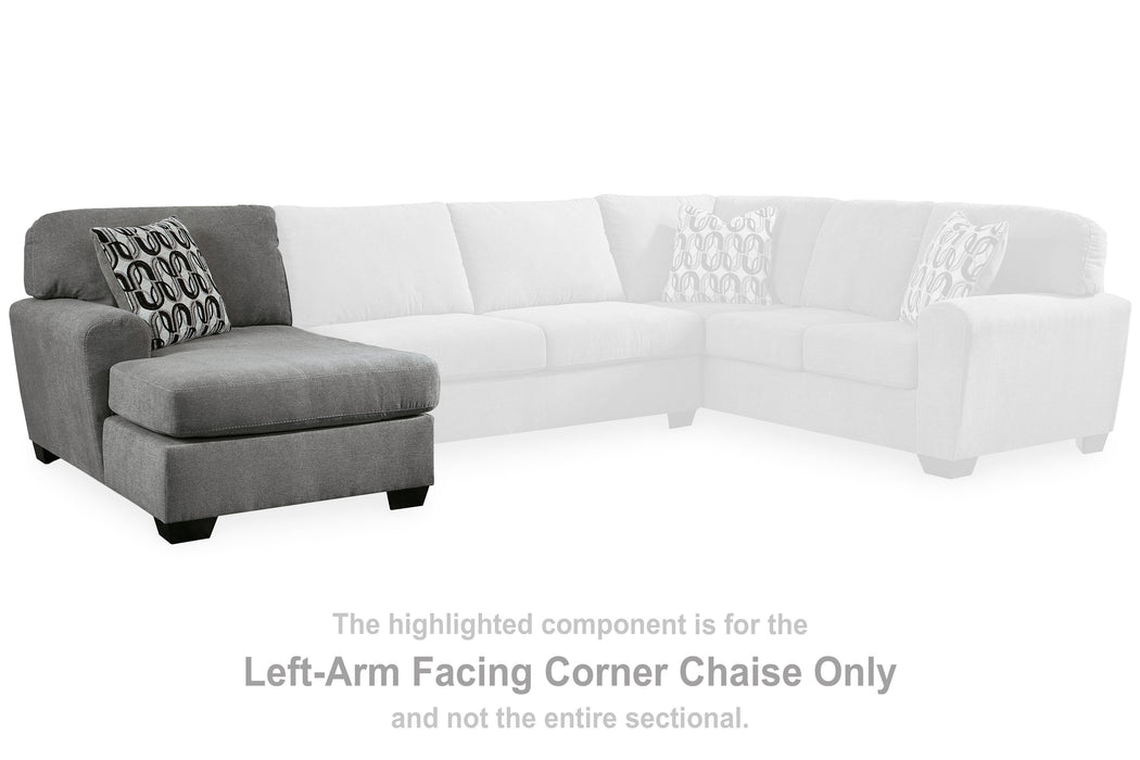 Birkdale Court - Gray - Laf Corner Chaise