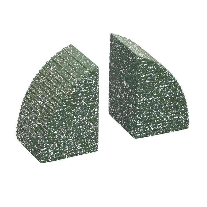 Gabby - Arc Bookends - Green