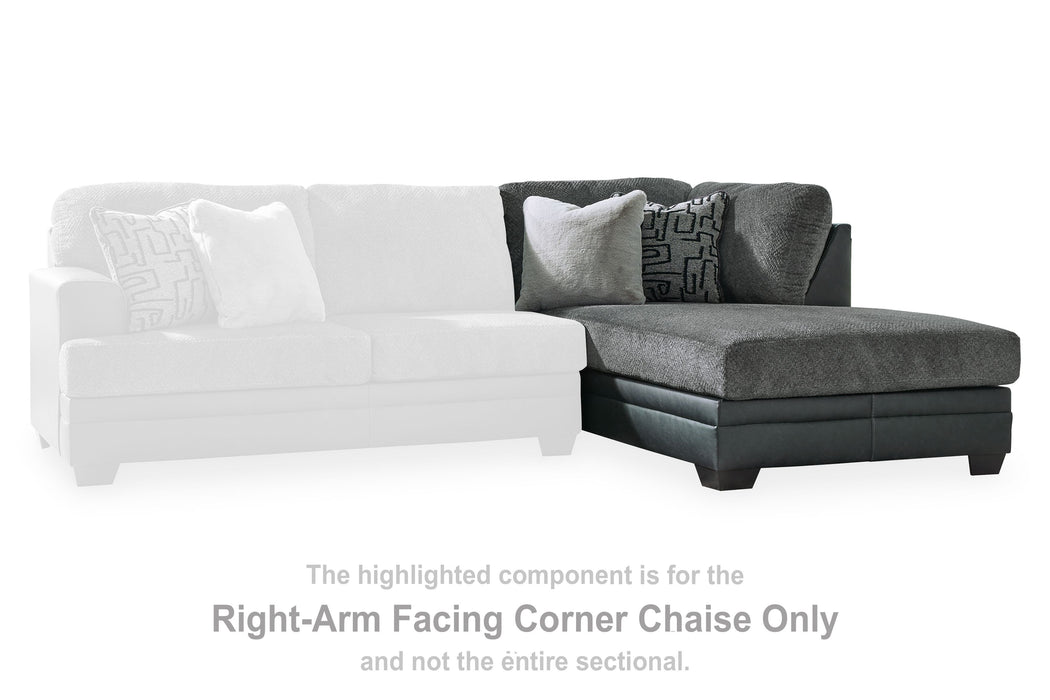 Brixley Pier - Graphite - Raf Corner Chaise