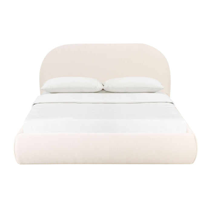 Bara - Textured Velvet Bed