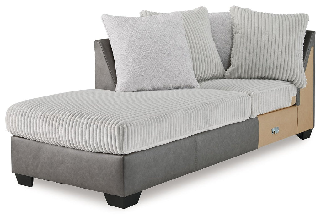 Clairette Court - Alloy - Laf Corner Chaise