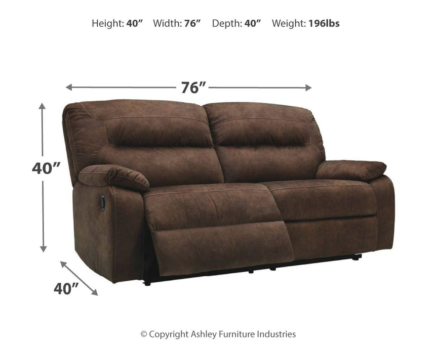 Bolzano - Coffee - 2 Seat Reclining Sofa