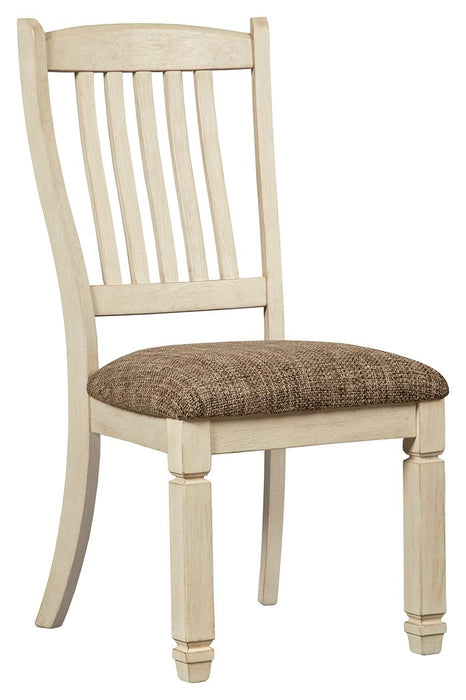 Bolanburg - Brown / Beige / White - Dining UPH Side Chair