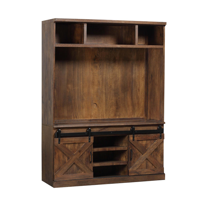 Dawson - Entertainment Center - Rustic Brown