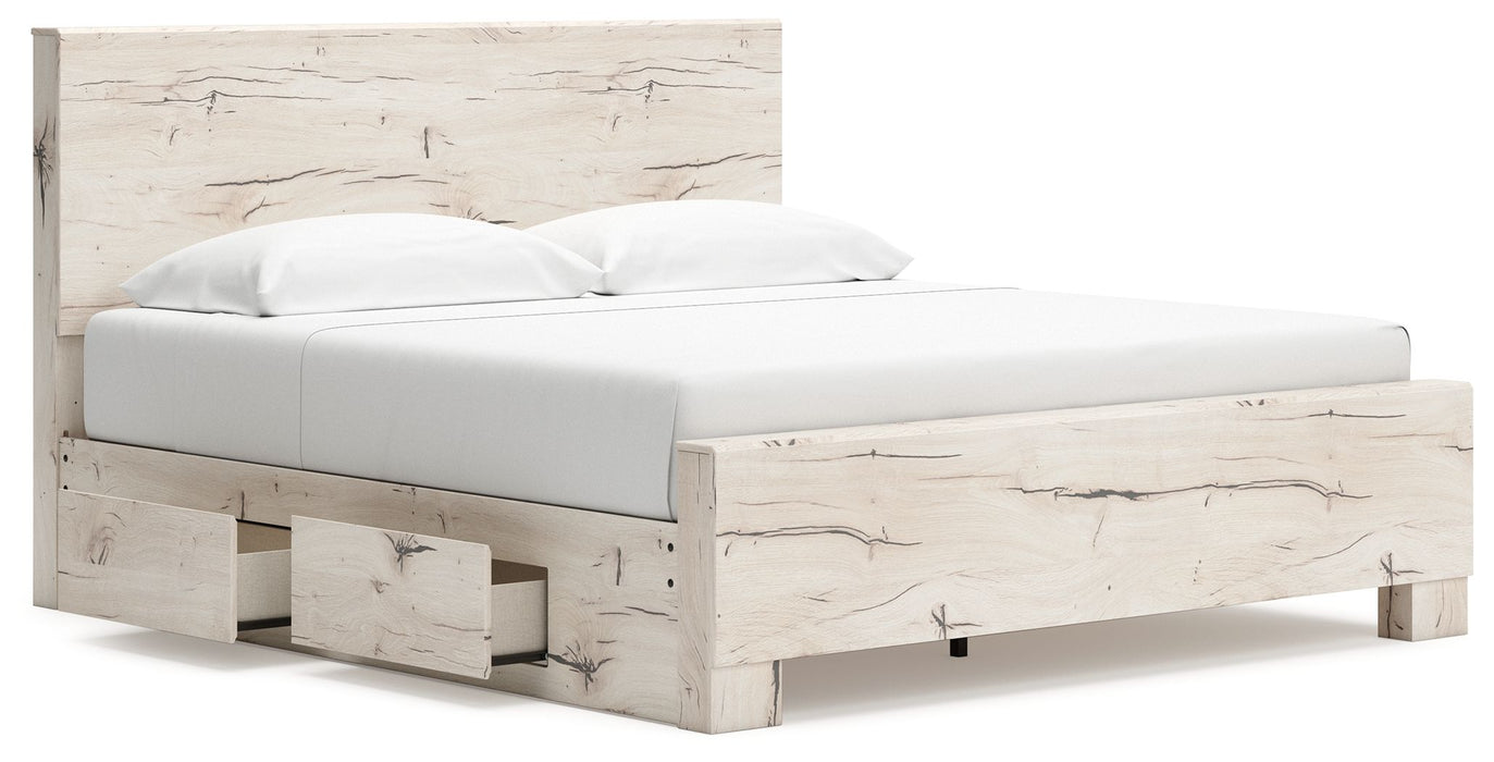 Lawroy - Panel Bed With Storage