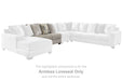 Ardsley - Pewter - Armless Loveseat Cleveland Home Outlet (OH) - Furniture Store in Middleburg Heights Serving Cleveland, Strongsville, and Online