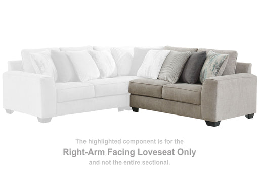 Ardsley - Pewter - Raf Loveseat Cleveland Home Outlet (OH) - Furniture Store in Middleburg Heights Serving Cleveland, Strongsville, and Online