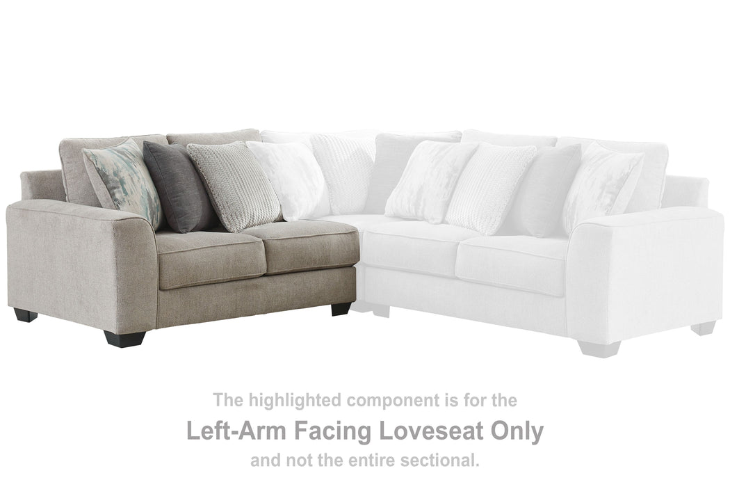 Ardsley - Pewter - Laf Loveseat Cleveland Home Outlet (OH) - Furniture Store in Middleburg Heights Serving Cleveland, Strongsville, and Online