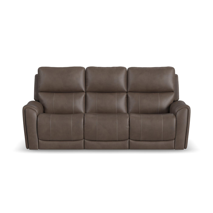 Carter - Power Reclining Sofa With Console & Power Headrests & Lumbar Cleveland Home Outlet (OH) - Furniture Store in Middleburg Heights Serving Cleveland, Strongsville, and Online
